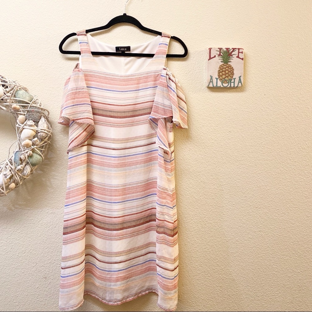 [GUC] LUX Ⅱ Cold Shoulder Casual Dress size S